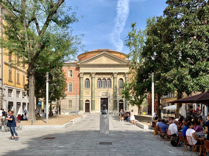 Piazza Giuseppe Mazzini in Modena, Italy.