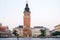 The Town Hall Tower and Cloth Hall in Krakow Old Town, Poland