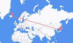 Flights from Sendai to Egilsstaðir