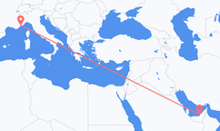 아부다비에서 출발해 니스로 향하는 항공편