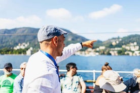 From Como: Lugano and Bellagio with Enchanting Boat Cruise