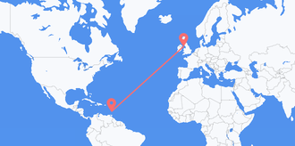 Flyg från St. Vincent & Grenadinerna till Isle of Man