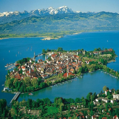 photo of view of Lindau, Germany.