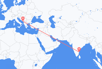 Vluchten van Chennai naar Tivat