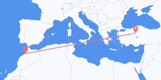 Flüge von Marokko nach die Türkei