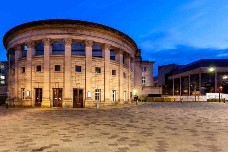 Sheffield City Hall is a Grade II listed building in Sheffield, England, containing several venues, ranging from the Oval Concert Hall to a ballroom.