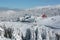 photo of the Uludag Mountain ski resort in Bursa,Turkey.