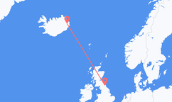 Flights from Newcastle upon Tyne to Egilsstaðir
