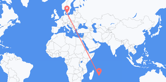 Flüge von Mauritius nach Dänemark