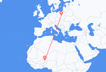 Flyrejser fra Niamey, Niger til Lodz, Polen