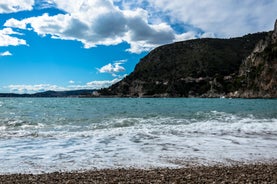 Photo of aerial view Cap d'Ail, France.