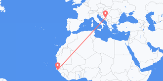 Guinea-Bissau to Bosnia & Herzegovina