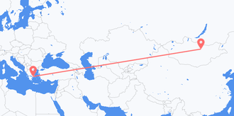 Flights from Mongolia to Greece