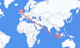 Flights from Christmas Island to Wales