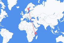 Flights from Moroni to Stockholm