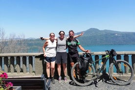 Ride an e-bike along the Appian Way from Rome to Castel Gandolfo. 