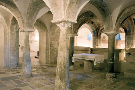 photo of view of Chiesa di San Gregorio Maggiore, Spoleto, Italy.
