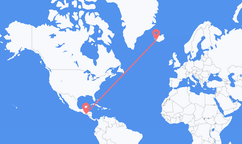 Flights from San Salvador to Reykjavík