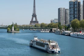 Paris Theo Boat Bootsfahrt auf der Seine mit Abendessen im italienischen Trattoria-Stil