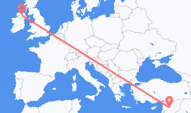 Flights from Syria to Northern Ireland