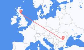 Flights from Scotland to Romania