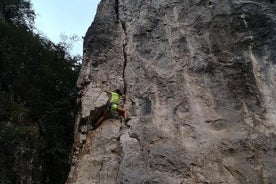 Escalada cerca del lago Bled