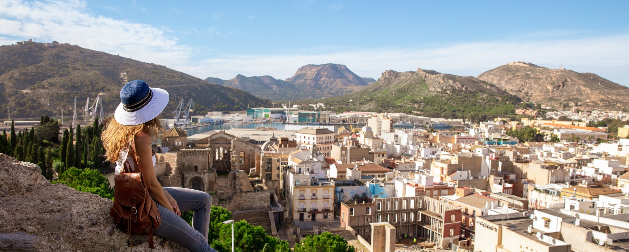 Tourist Woman Exploring the Historic City of Cartagena, Spain.jpg