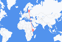 Mombasa to Vilnius