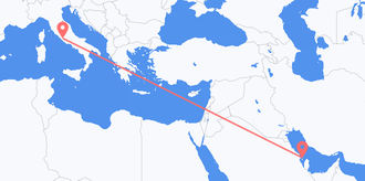 Vols de Bahreïn pour l’Italie