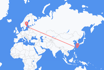 Flights from Okinawa Island to Stockholm