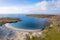 photo of view of Aerial view on amazing Dog's bay beach near Roundstone town in county Galway, Irland.