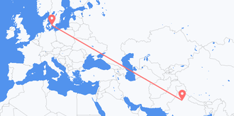 Vols de l’Inde pour Danemark