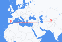 Dushanbe to Málaga