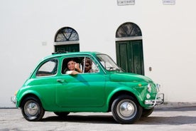 Selbstgefahrene Vintage Fiat 500 Tour von Florenz: toskanische Hügel und italienische Küche