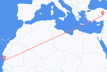 Flyreiser fra Nouakchott, til Kayseri