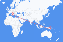 Flights from Port Moresby to Palermo