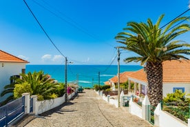 Photo of aerial view of Ericeira, Portugal.