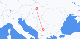 Hungary to North Macedonia