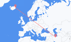 Flights from Tehran to Egilsstaðir