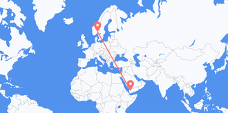 Yemen to Norway