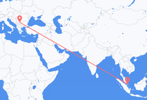 Vuelos de Singapur a la ciudad de Niš