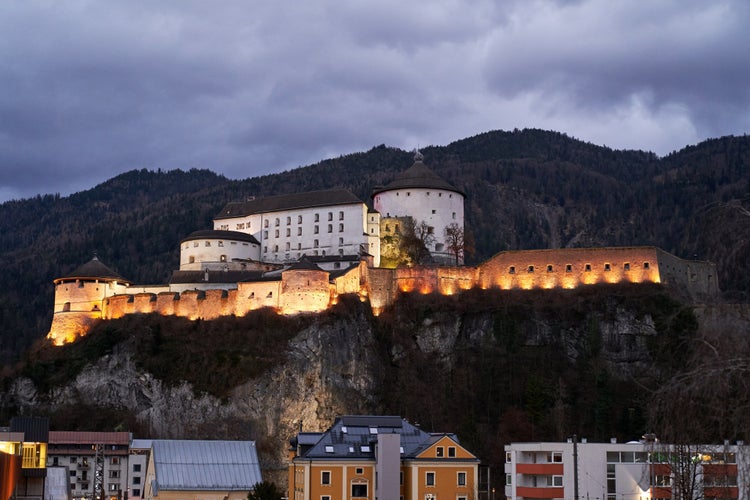 photo of view of Small medieval castle. Kufstein, Austria.