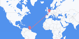 Flüge von Suriname nach Frankreich