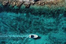 Tour privado en lancha rápida: playa de Sakarun, Dugi otok, cueva Golubinka