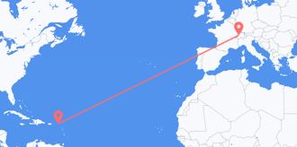 Anguilla to Switzerland