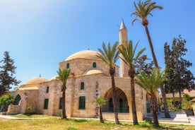 Photo of aerial view of Pano Lefkara village in Larnaca district, Cyprus.