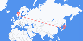 Japan to Norway