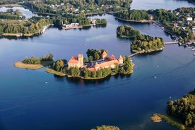 Loftbelgflug yfir Trakai frá Vilnius