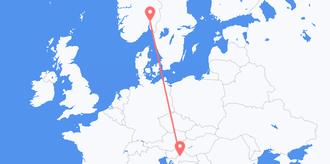 Norway to Croatia