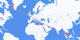 Singapore to Greenland